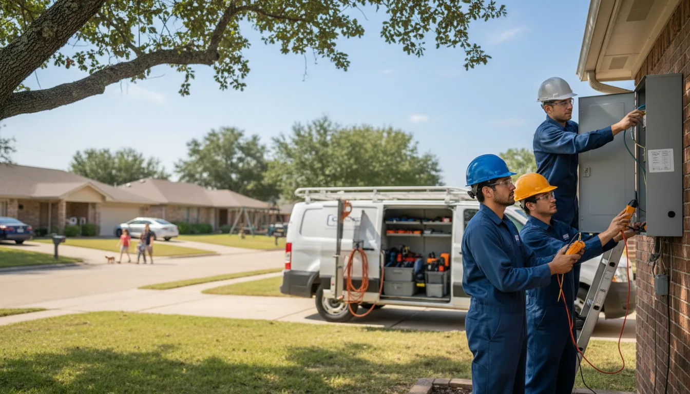 Certified electrician providing emergency electrical services in Spring Hill, KS